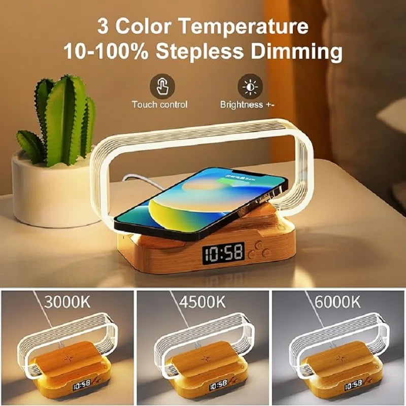 NightLight – Abajur Noturno para Quarto e Carregamento por Indução