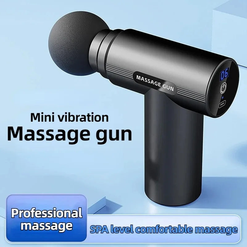 Mini Pistola de Massagem USB – Relaxamento Muscular e Alívio de Tensão