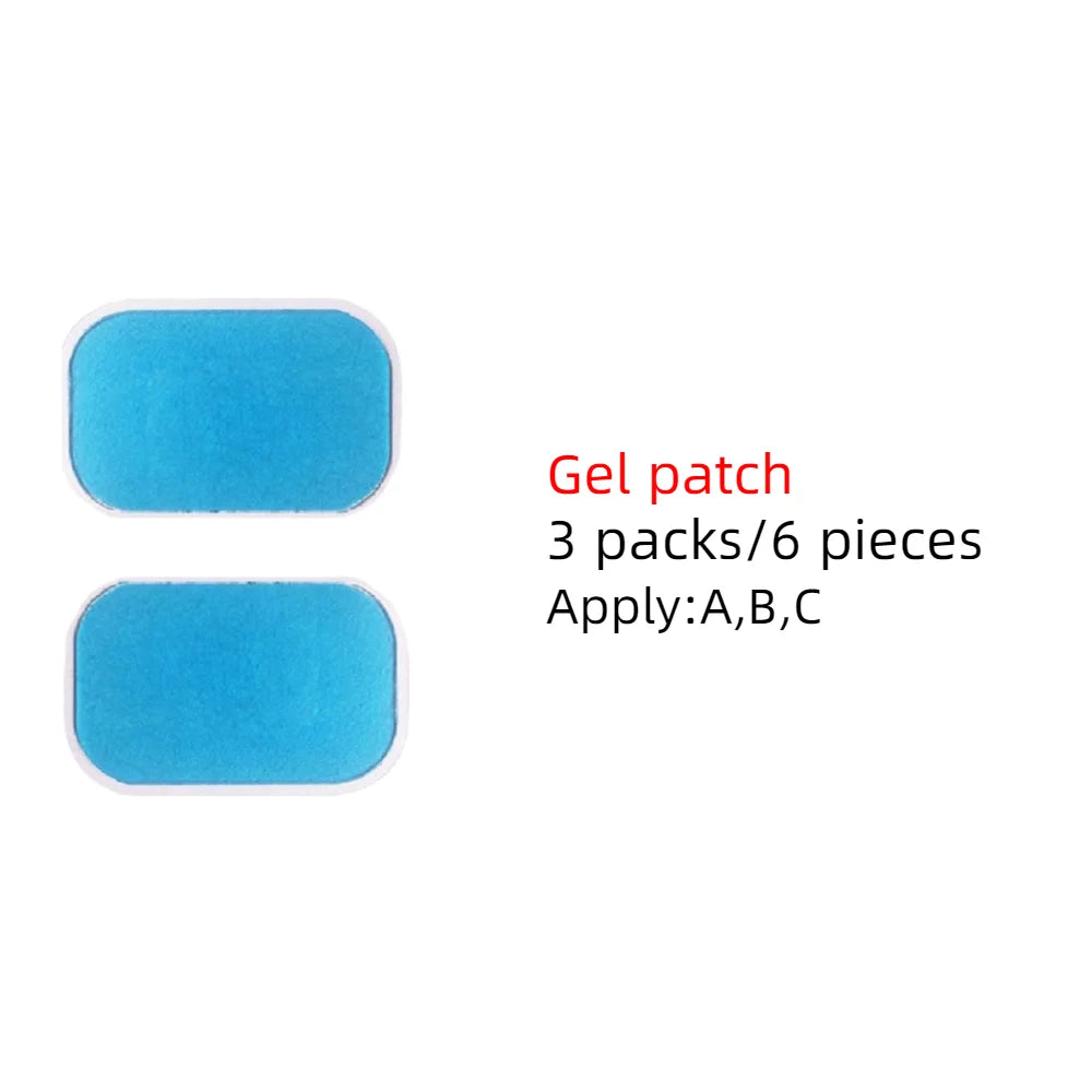 Estimulador Muscular EMS USB Recarregável – Hip Trainer e Abdominal ABS, Massageador Fitness para Emagrecimento e Modelagem Corporal