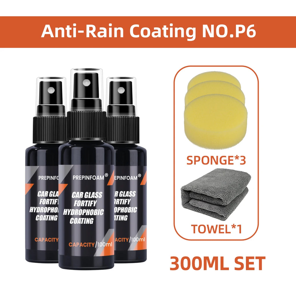 Car Glass Oil Film Remover – Brush e Esponja para Limpeza de Para-brisas