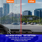 Car Glass Oil Film Remover – Brush e Esponja para Limpeza de Para-brisas