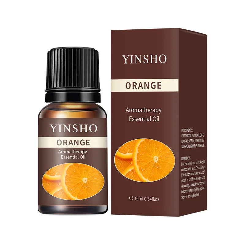 13 Flavors 10ml Essential Oils For Aroma Diffuser AirHumidifier Home Water-soluble Lavender Rose Eucalyptus White Peach Oolong