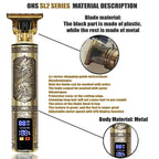 Máquina de Cortar Cabelo e Barba Profissional T9 Trimmer