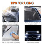 Car Glass Oil Film Remover – Brush e Esponja para Limpeza de Para-brisas