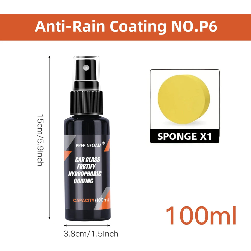 Car Glass Oil Film Remover – Brush e Esponja para Limpeza de Para-brisas