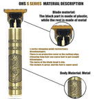 Máquina de Cortar Cabelo e Barba Profissional T9 Trimmer