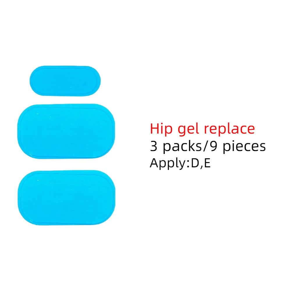 Estimulador Muscular EMS USB Recarregável – Hip Trainer e Abdominal ABS, Massageador Fitness para Emagrecimento e Modelagem Corporal