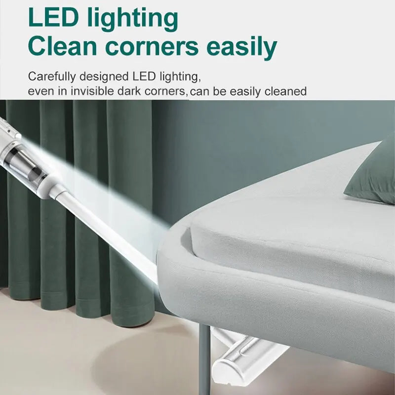 Aspirador Portátil 15000Pa – Sem Fios, Multifuncional com Filtro HEPA – Para Carro e Casa