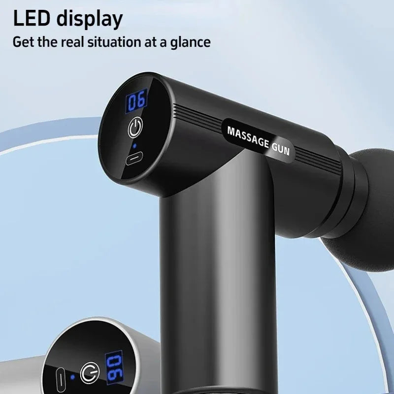 Mini Pistola de Massagem USB – Relaxamento Muscular e Alívio de Tensão