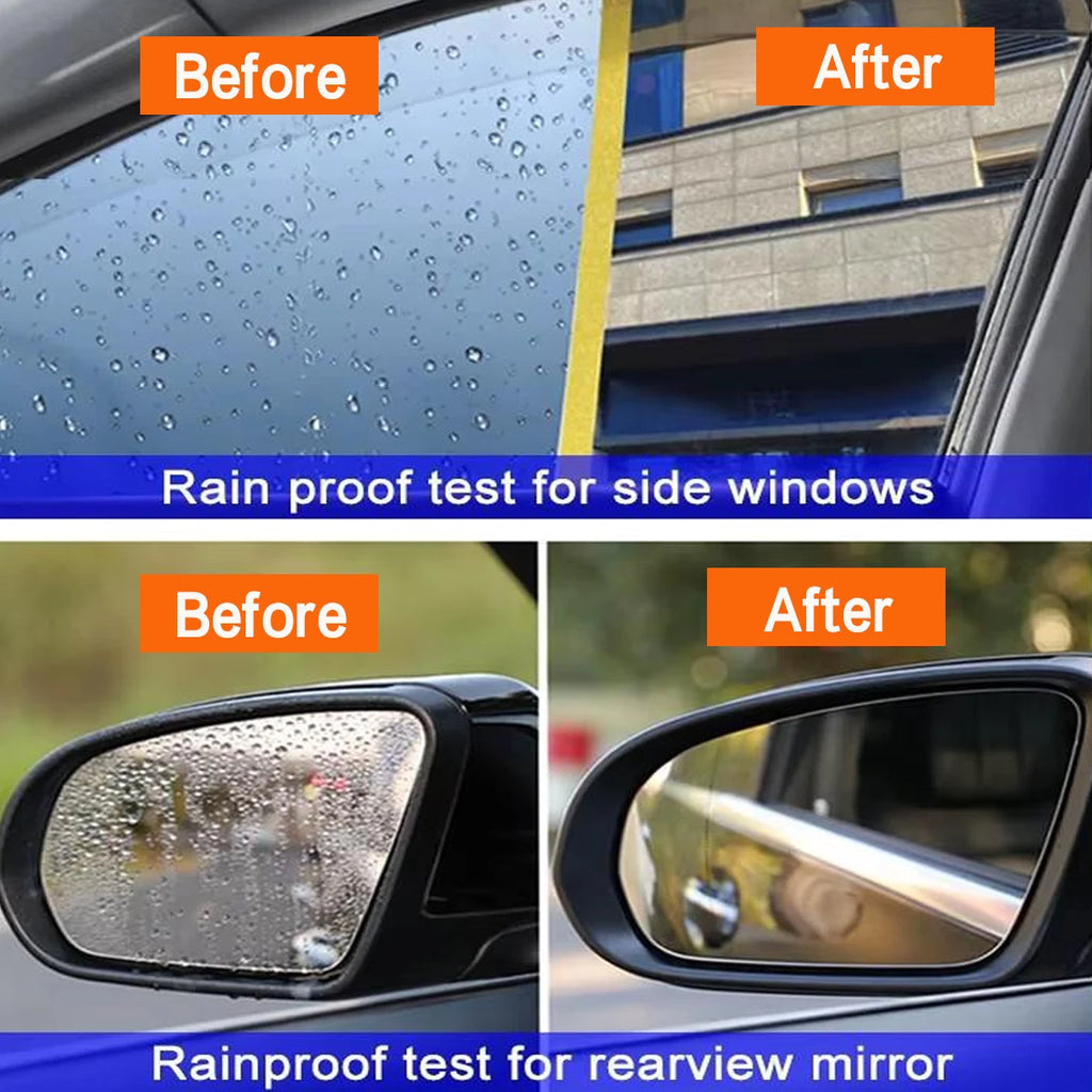 Car Glass Oil Film Remover – Brush e Esponja para Limpeza de Para-brisas