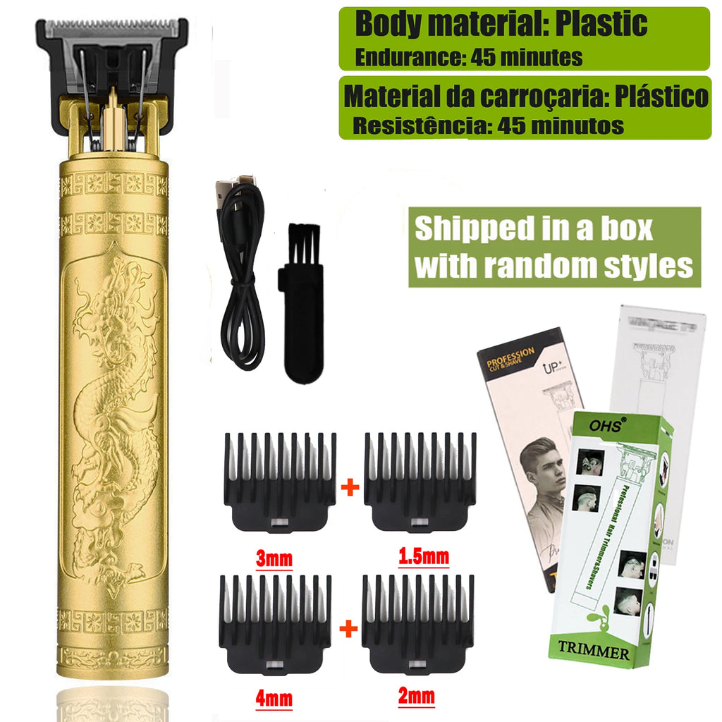 Máquina de Cortar Cabelo e Barba Profissional T9 Trimmer