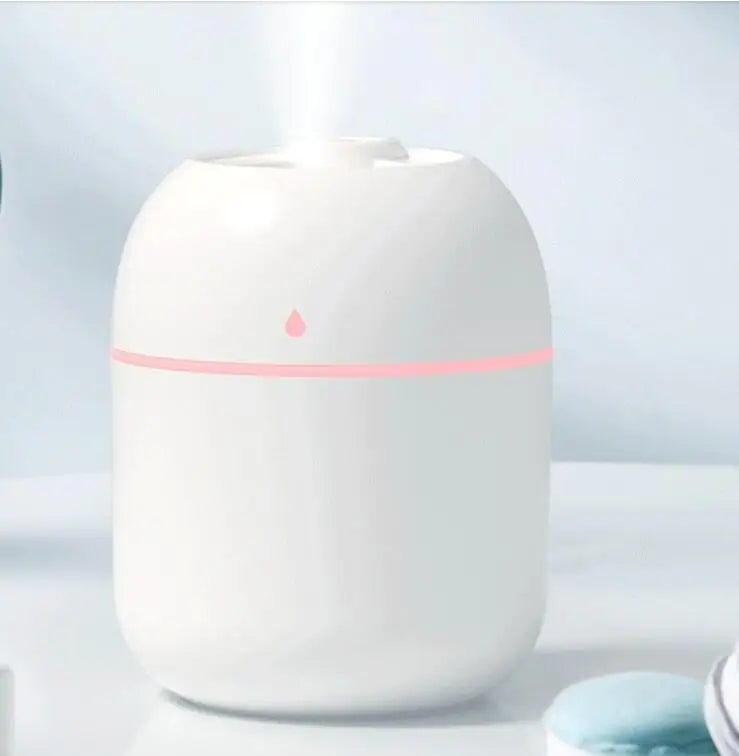 Mini Aroma Diffuser 250ml – Umidificador Silencioso com LED e Função USB