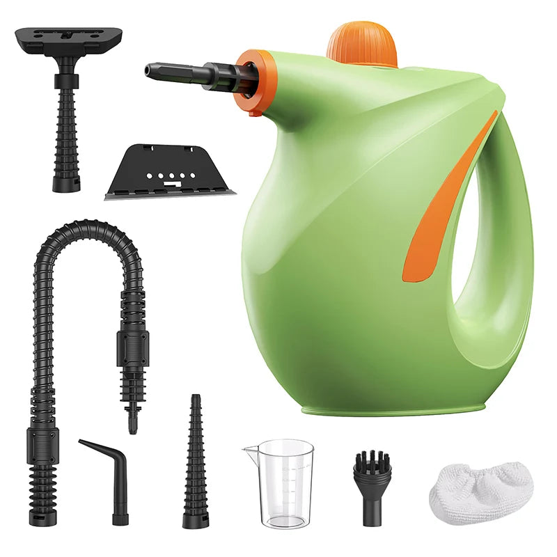 Limpador a Vapor Portátil 1200W – Alta Pressão, Aquecimento Rápido e Depósito 700ml